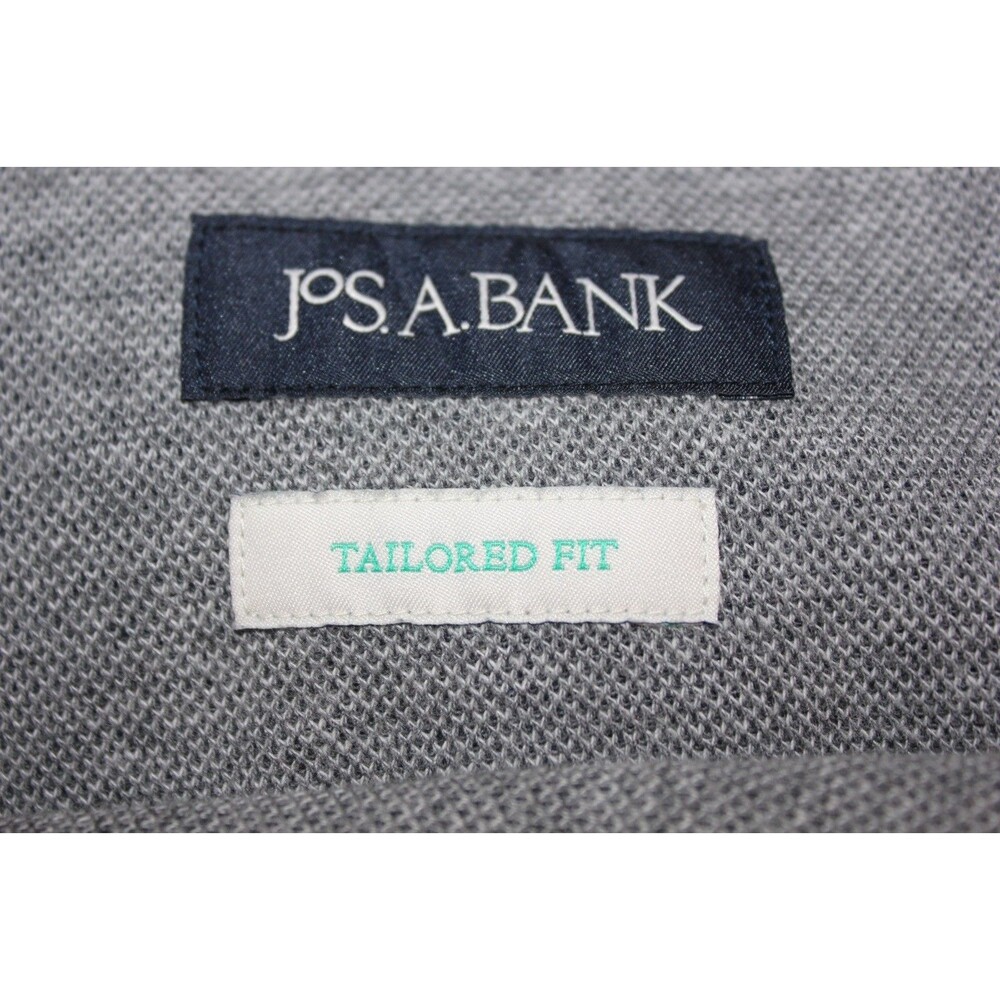 Jos A Bank Blazer Mens Tailored Fit Gray Unstructured NWT Cotton Jacket Blend 4X - Picture 10 of 12